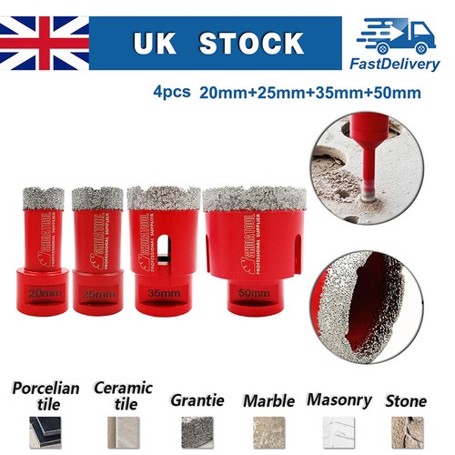 Dry diamond drill bits - dry, tile