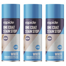 Stain Block Paint White One Coat Blocker Aerosol Spray Mould Prevention 400ml