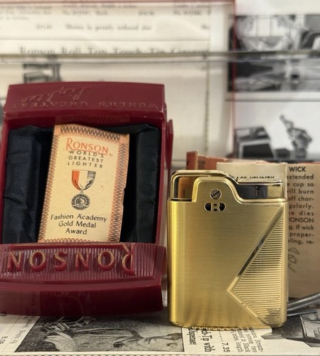 Vintage ronson essex gold - vintage, tone