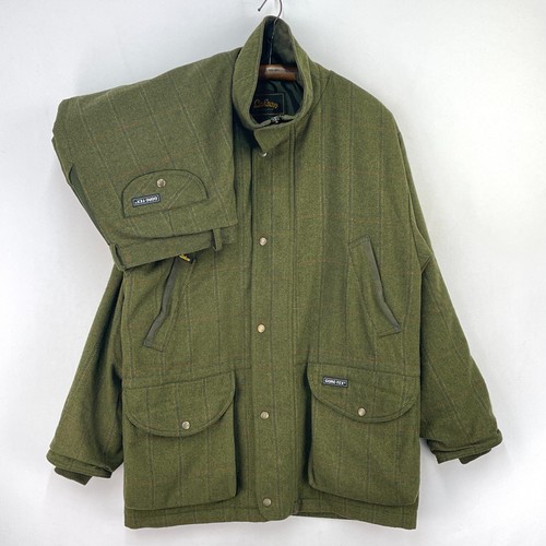 Laksen goretex tweed coat - tweed,