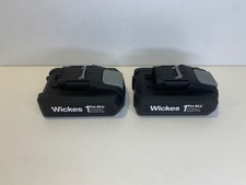 2x Wickes 1ForAll 18v Li-ion