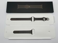 Genuine Apple Watch Nike Sport Band Strap Ironstone / Black 42mm 41mm 40mm