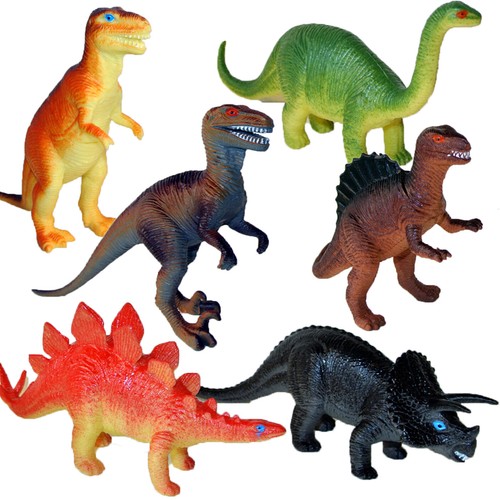 Plastic toy dinosaurs large - dinosaurs,
