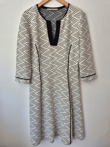 Max mara black white chevron - max,