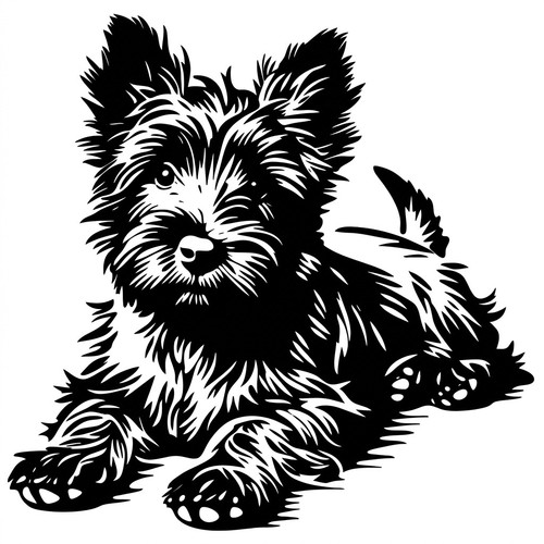 Cairn terrier dog - cairn,
