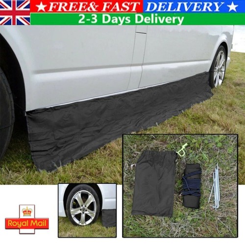 Camper motorhome awning - motorhome, skirt