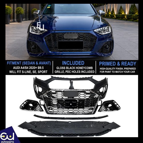 Rs4 conversion front bumper - conversion,