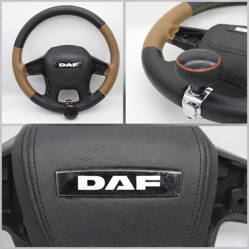 Daf 106 leather steering - xf,