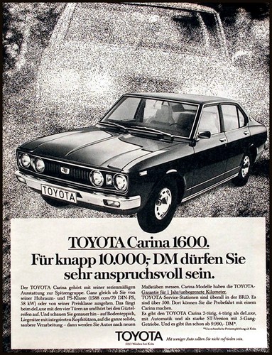 1975 toyota carina 1600 - toyota,