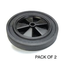 2NO. Rubber Wheel for Belle Minimix 150 Cement Mixer - OEM No. 60/0286