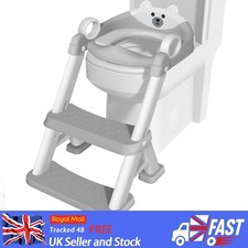 Potty Training Toddler Toilet Seat Adjustable 2 in 1 Potty Toilet with Ladder