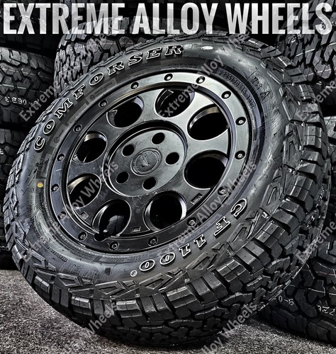 Black at7 alloy wheels - black,