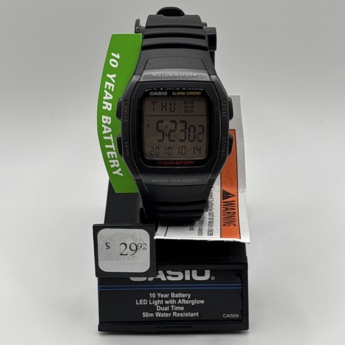 Casio w96h 1bv - w96h-1bv, 50m