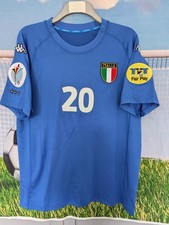 Italy Football Shirt 2000 2001 Home FOOTBALL SHIRT EURO 2000 TOTTI 20 ROMA MED