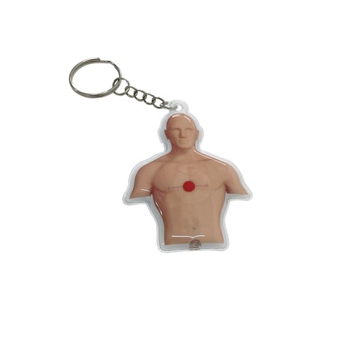 Pcs cpr manikin keychain - cpr,