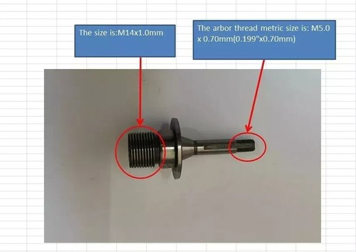 1pc adaptor fit 0mm jaw - 50.0mm,