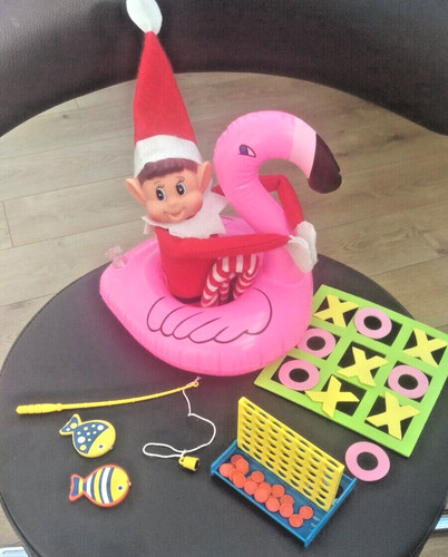 Elf flamingo christmas props - ,