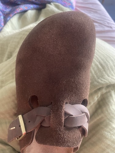Birkenstock boston brown - boston, suede