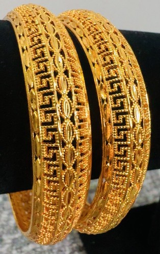 22k gold plated ethnic bangles - ethnic,