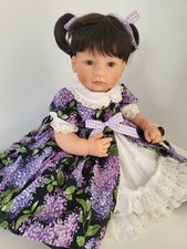 22” Lee Middleton ‘Lilacs and Gingham’ Reva Schick Artist Doll