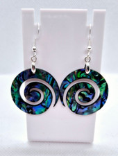 ABALONE SHELL SPIRAL DOUBLE