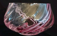 Caithness Crystal Bowl - Pink