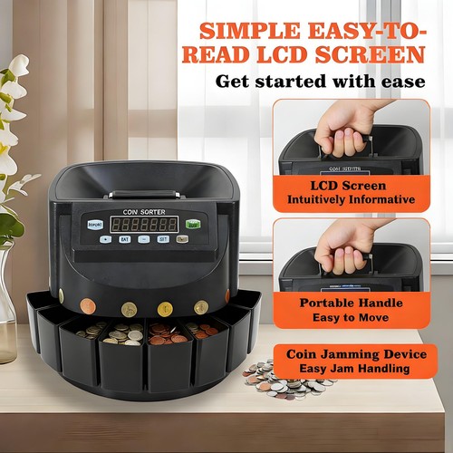 Coin money counter sorter - coin,