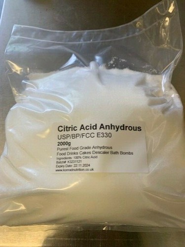 Citric acid anhydrous - , 100%