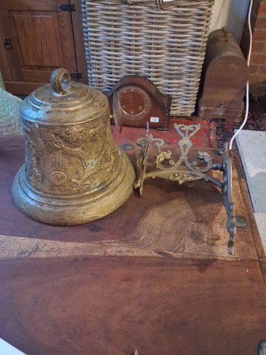 Large vintage solid brass - solid,