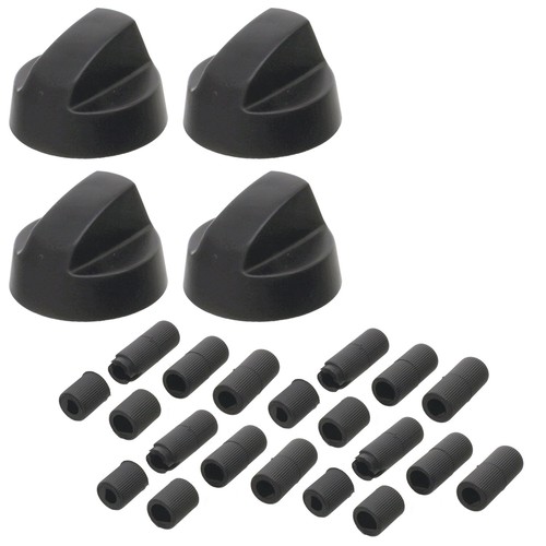 Black knob with - black,