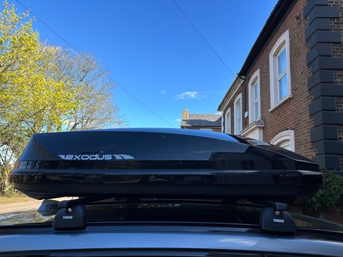 Black exodus 470 litre - exodus, roofbox