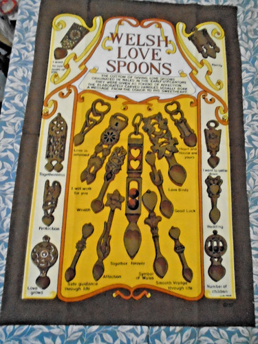 New vintage welsh love spoons - vintage,