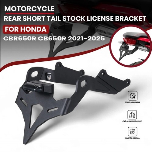 Tail tidy fender license plate - license,
