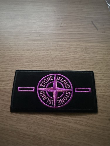 Stone island badge purple - badge, new