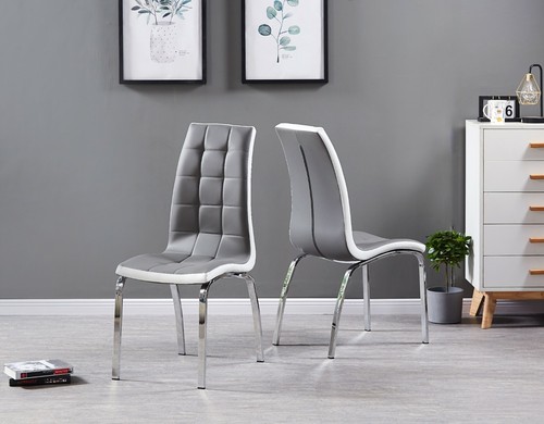Dining chairs set grey - dining, of