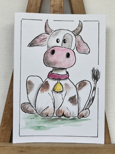 Aceo miniature original art - miniature,