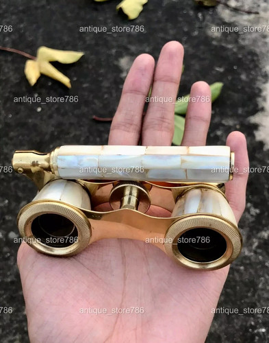 Vintage brass opera glasses - opera,
