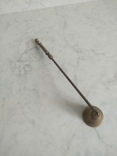 Mid-Century Brass Candle Snuffer Long Handle Swivel Cone Extinguisher