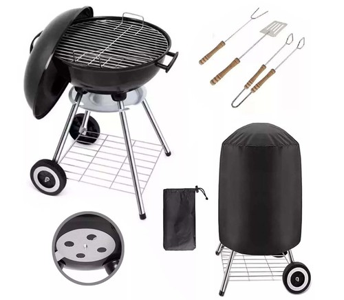 Portable charcoal bbq grill - bbq,
