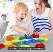 Wooden Sorting Stacking Toy
