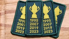 Set of 3 x Springboks Rugby World Cup Winners Badge