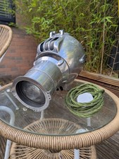 Strand patt 23 Polished Chrome Vintage Theatre Light Lamp 1950s