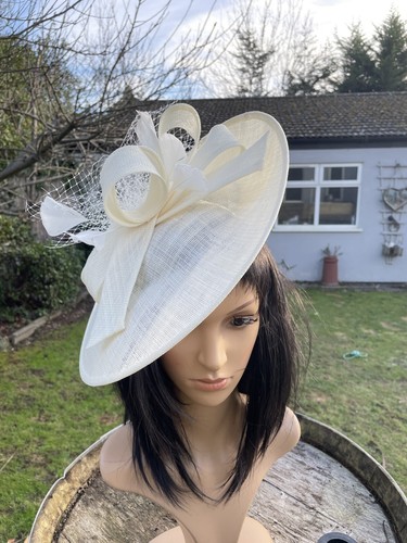 Cream ascot wedding disc - wedding,