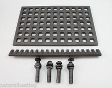 CAST IRON STOVE GRATE - Large UNIVERSAL / ADJUSTABLE Multi Fuel Stove Spare Part