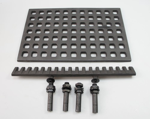 Cast iron stove grate large - grate,