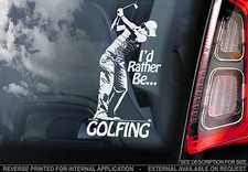I'd Rather Be Golfing - Car