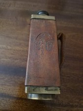  Kelvin & Hughes Telscope London 1917 Antique Squire Leather Covered