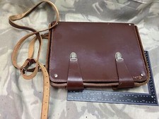 Interesting Post WW2 German Army Leatherette Map Case with Shoulder Strap