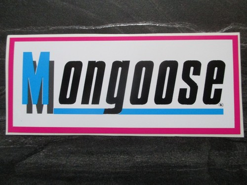 Mongoose bmx sticker - mongoose,