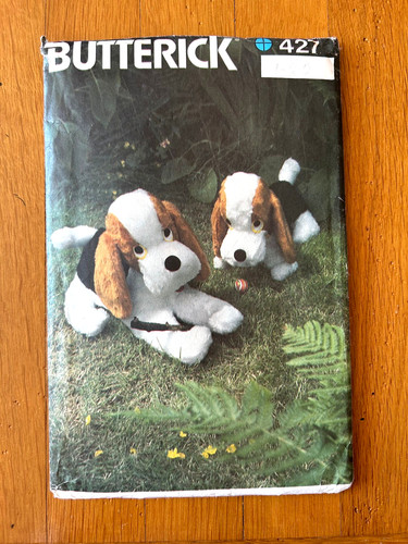 Vintage basset hound soft toy - vintage,